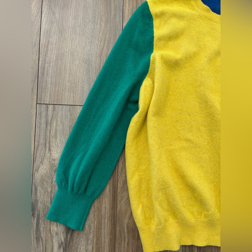 Frances Valentine Cashmere Blend Colorblock Sweater Size 3X - Picture 4 of 8